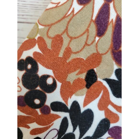 Christopher & Banks Open Cardigan Womens Size Large Brown Orange Open 3/4 Sleeve - Picture 11 of 11